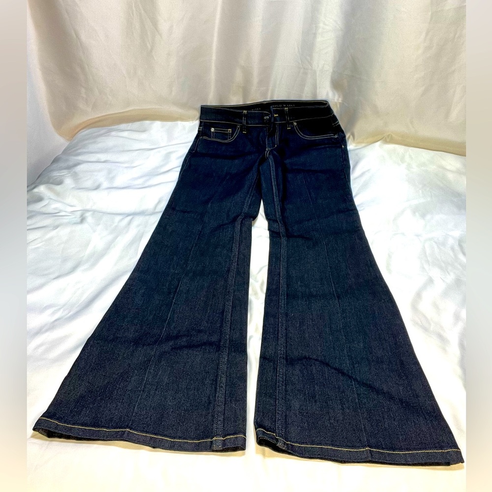 The Limited High Waist Flare Jeans Womens Size 4 Dark Wash Denim - New w/o Tags